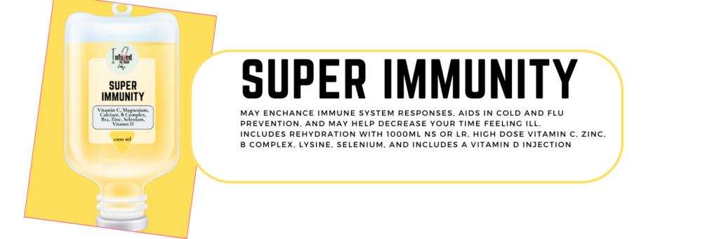 super immunity infusion at infuzed iv bar in dubois